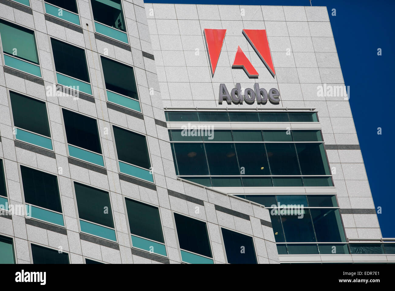 La sede di Adobe Systems a San Jose, California. Foto Stock