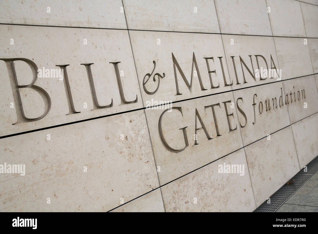 La sede della Fondazione Bill & Melinda Gates a Seattle, Washington. Foto Stock