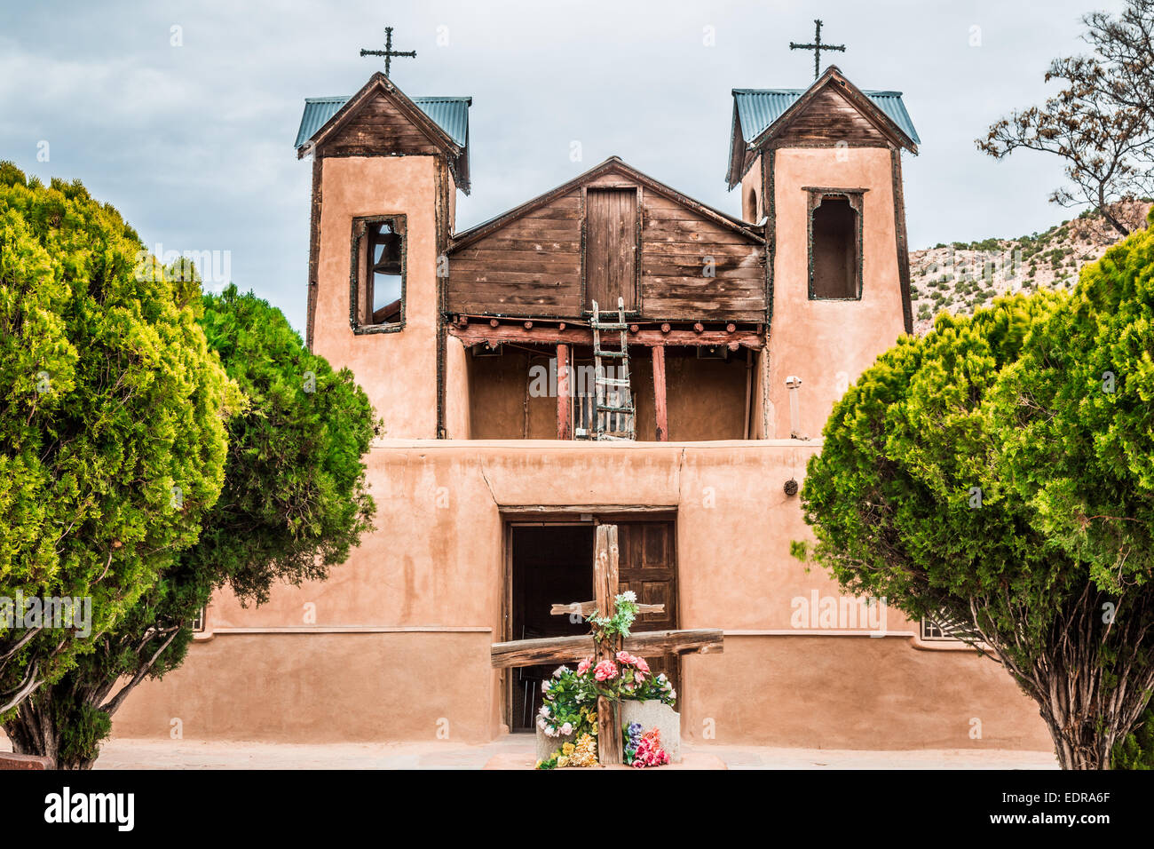 Santuario de Nuestro Senor de Esquipulas, Chimayo, Nuovo Messico, STATI UNITI D'AMERICA Foto Stock