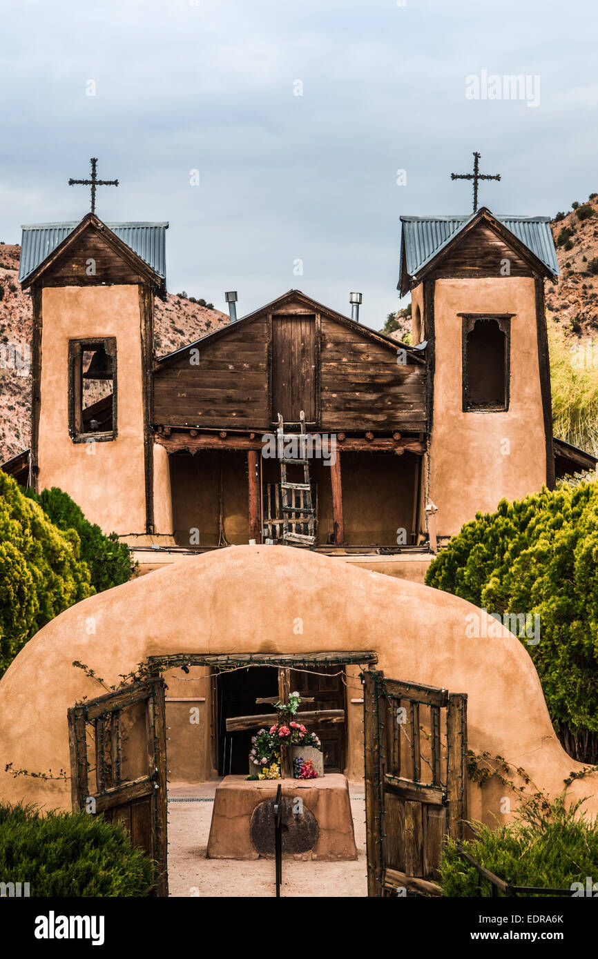 Santuario de Nuestro Senor de Esquipulas, Chimayo, Nuovo Messico, STATI UNITI D'AMERICA Foto Stock