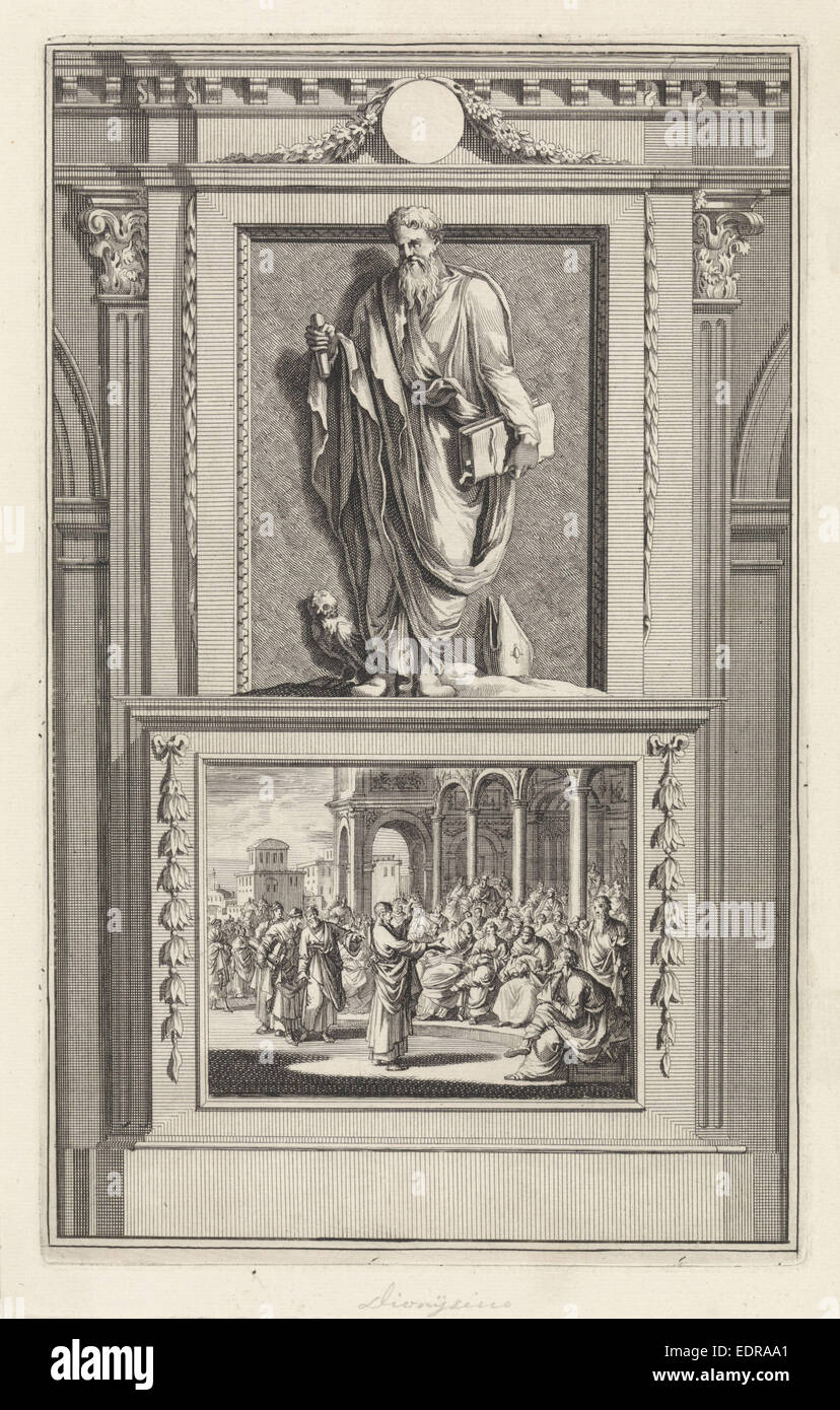 H. Dionigi Areopagita, Jan Luyken, Zacharias Chatelain (II), Jan Goeree Foto Stock