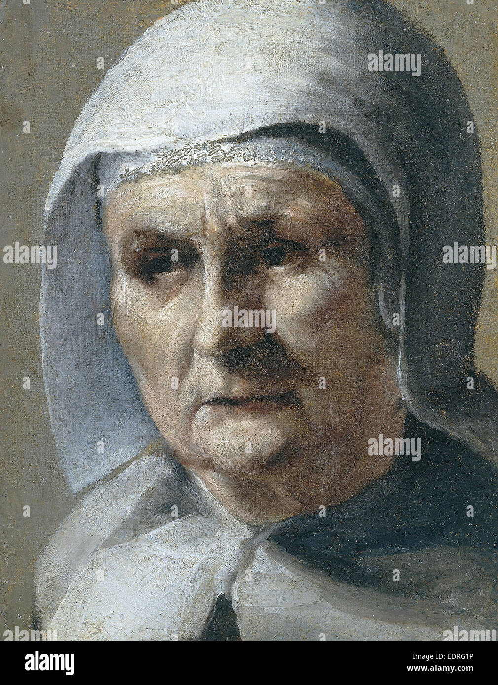 Vecchia Donna, Mosè ter Borch, 1655 - 1667 Foto Stock
