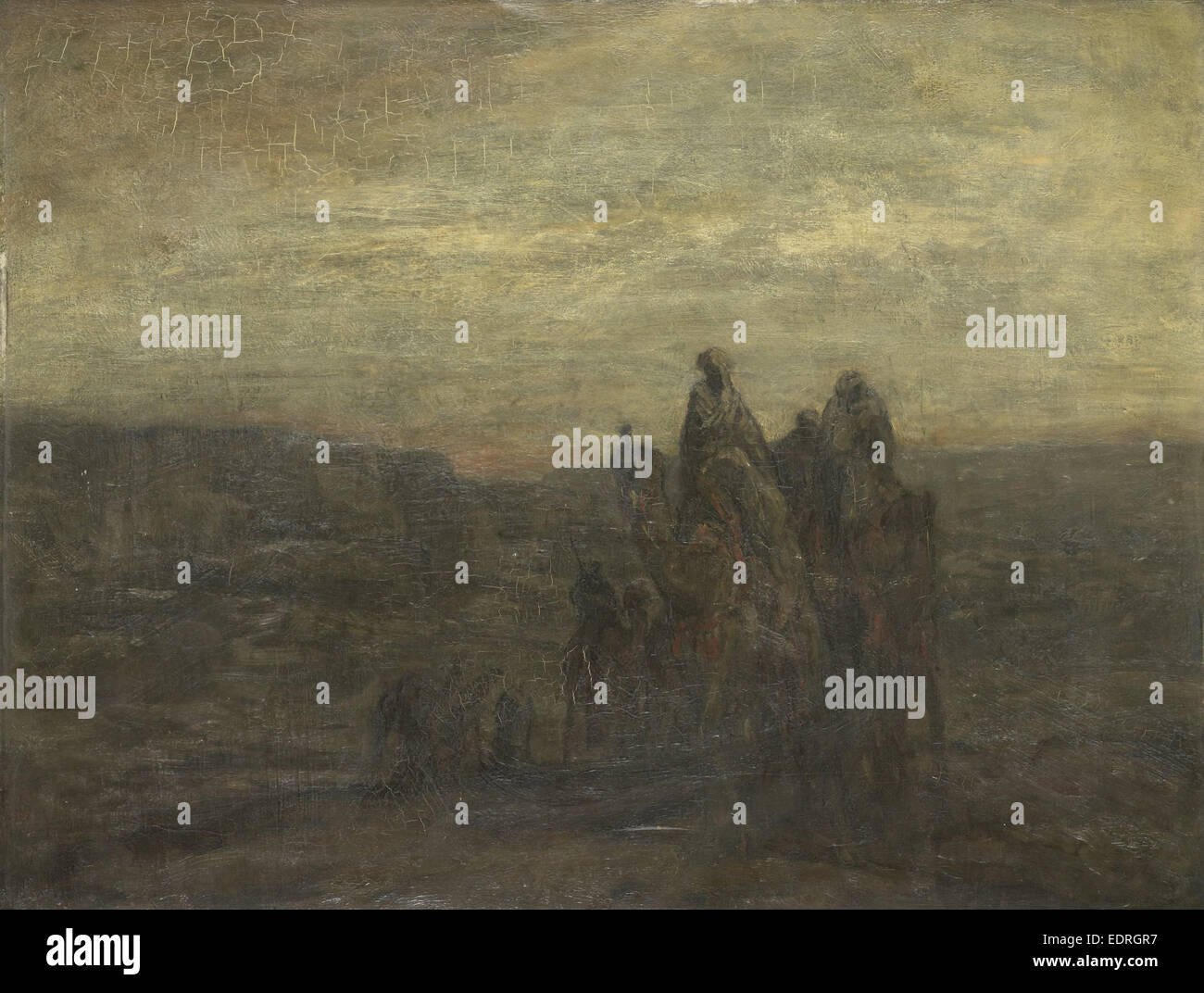 Caravan, Marius Bauer, 1877 - 1903 Foto Stock