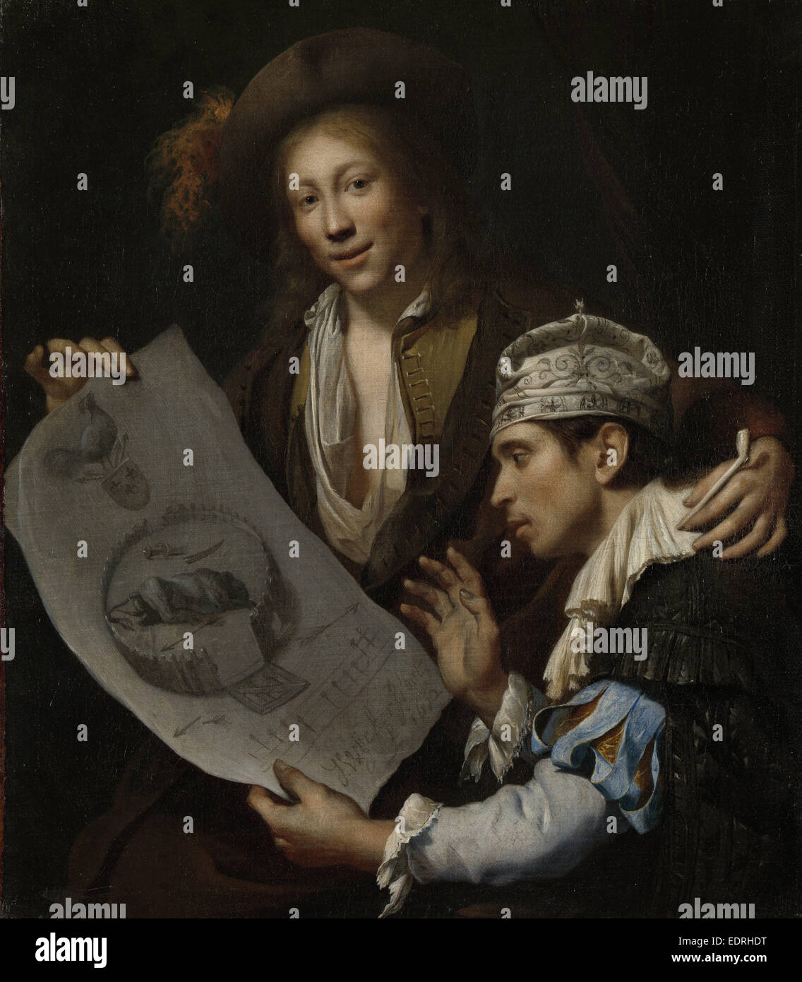 Allegoria sull'invasione francese del 1672, Johannes van Wijckersloot, 1672 Foto Stock