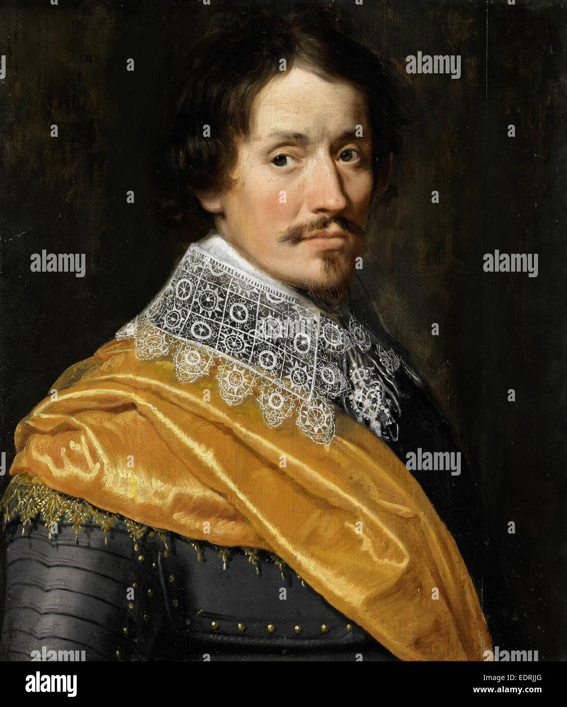 Ritratto di un Ufficiale, Wybrand de Geest, c. 1625 - c. 1635 Foto Stock