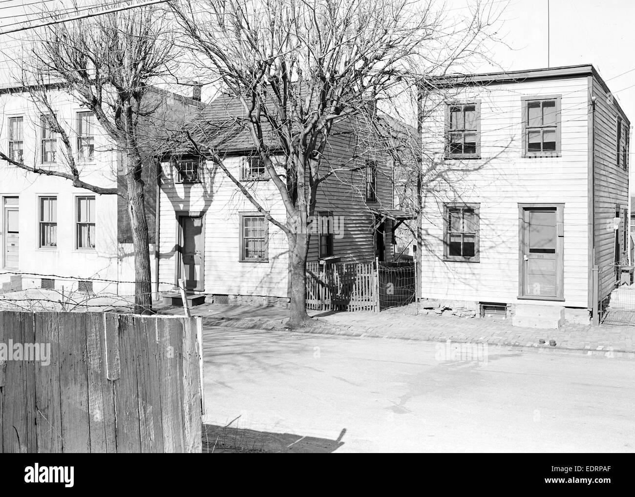 Lancaster, Pennsylvania - alloggiamento. A basso prezzo case - seta e lavoratori di linoleum - affitto al di sotto di 20,00 dollari, 1936, Lewis Hine, 1874 Foto Stock