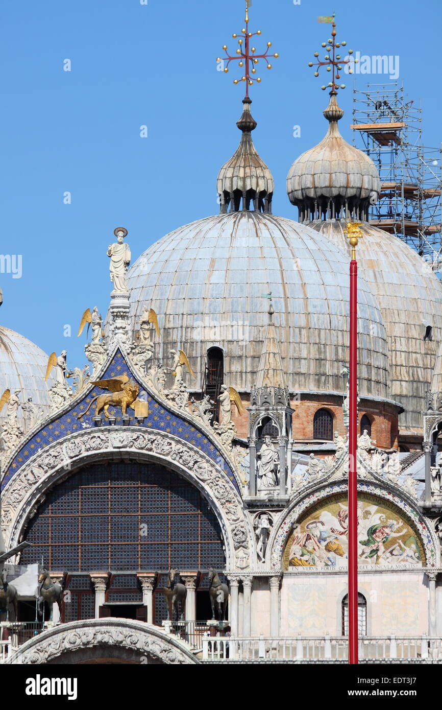 San Marco nella cattedrale di Venezia, Italia Foto Stock