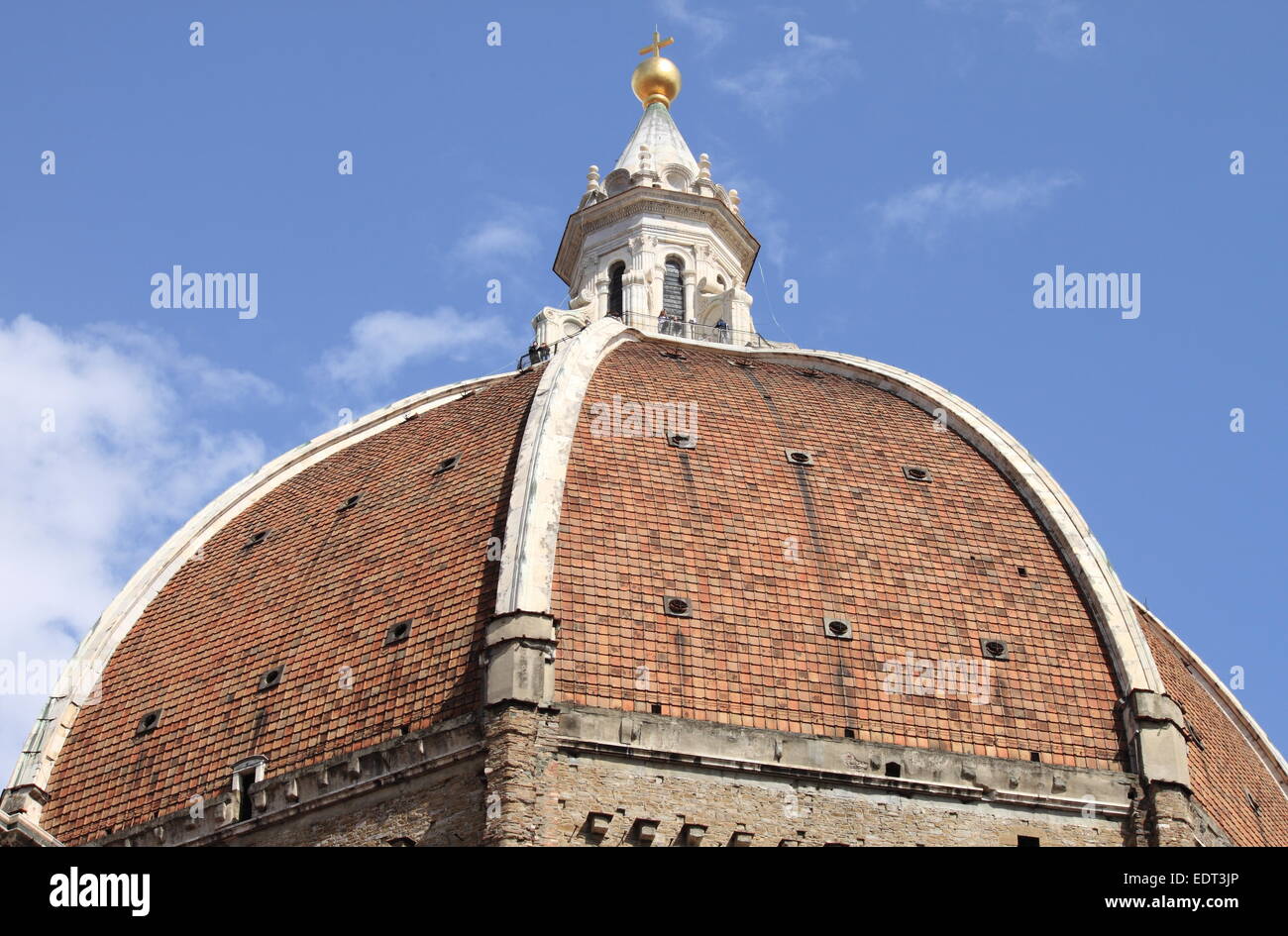 Cupola della Cattedrale di Santa Maria del Fiore a Firenze, Italia Foto Stock