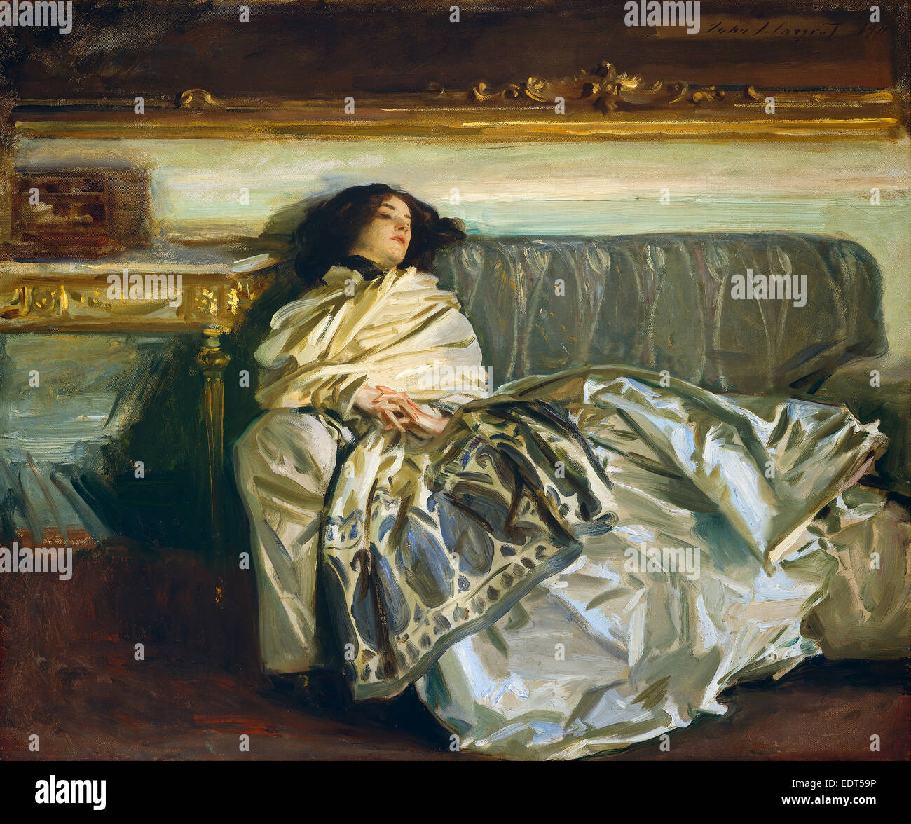 John Singer Sargent, Nonchaloir (Riposo), Americano, 1856-1925, 1911, olio su tela Foto Stock