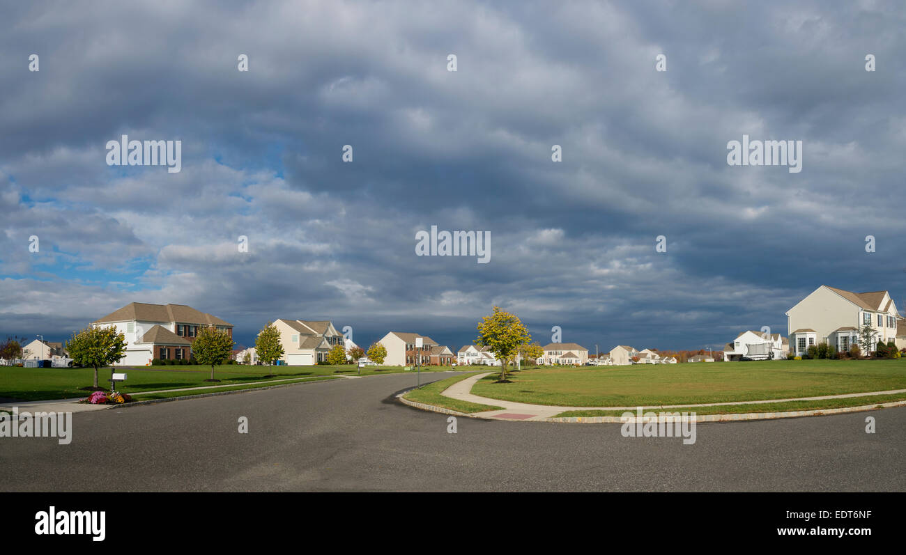 Zona suburbana, Pennsylvania, STATI UNITI D'AMERICA Foto Stock