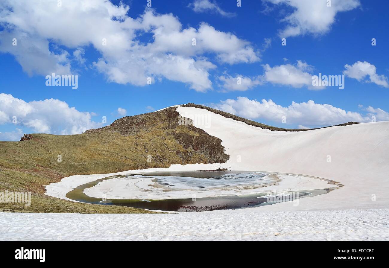 Lago di montagna Foto Stock