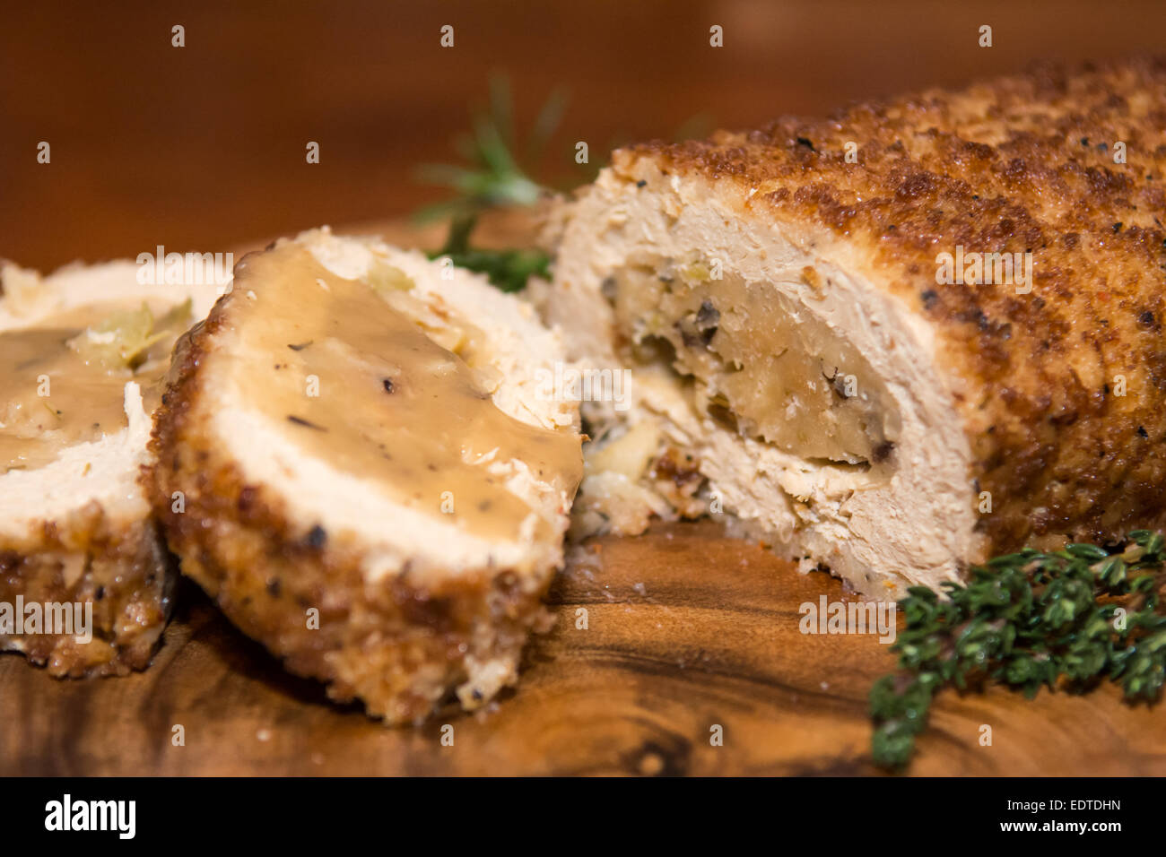 Il tofu turchia casseruola Foto Stock