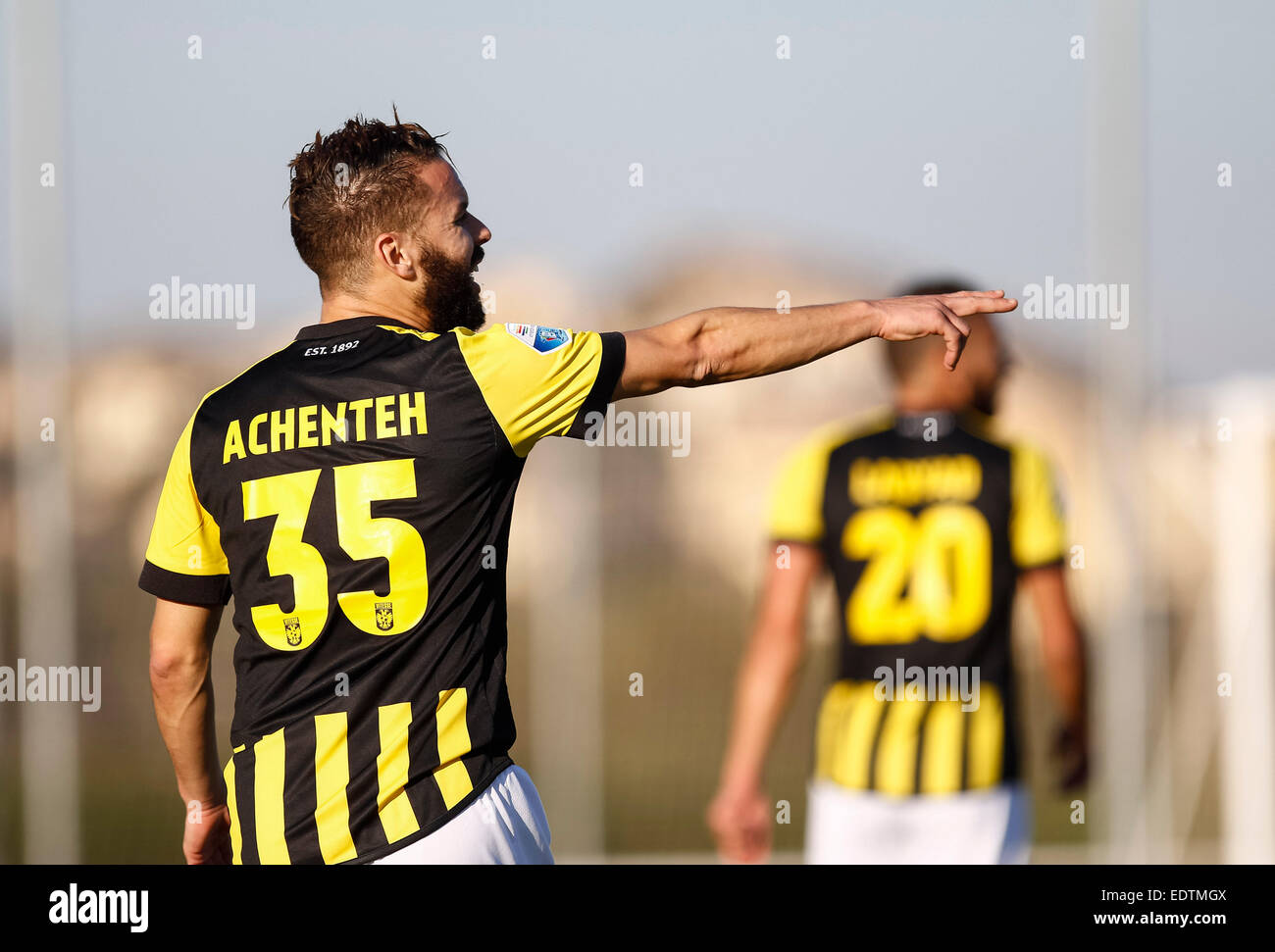 La Manga Club, Catagena, Spagna. 9 gennaio 2015. Partita di calcio RSC Anderlecht vs SBV Vitesse © ABEL F. ROS / Alamy Live News Foto Stock