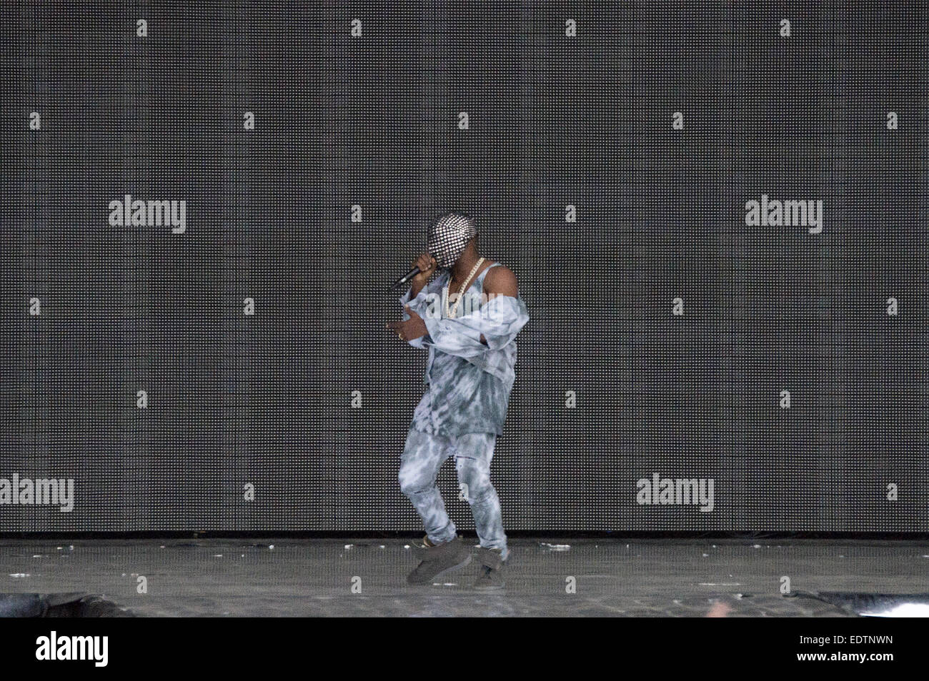 Kanye West preforme al Wireless Festival 2014 dotate di: Kanye West dove: Londra, Regno Unito quando: 05 Lug 2014 Foto Stock