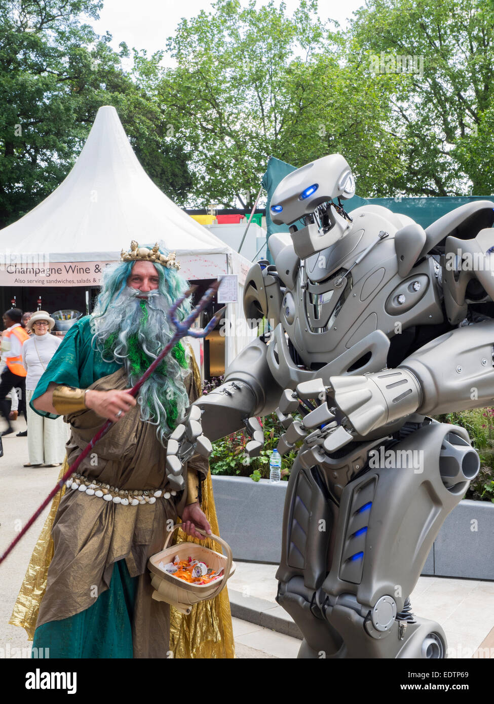 Stoke on Trent Visualizza garden Foto Stock