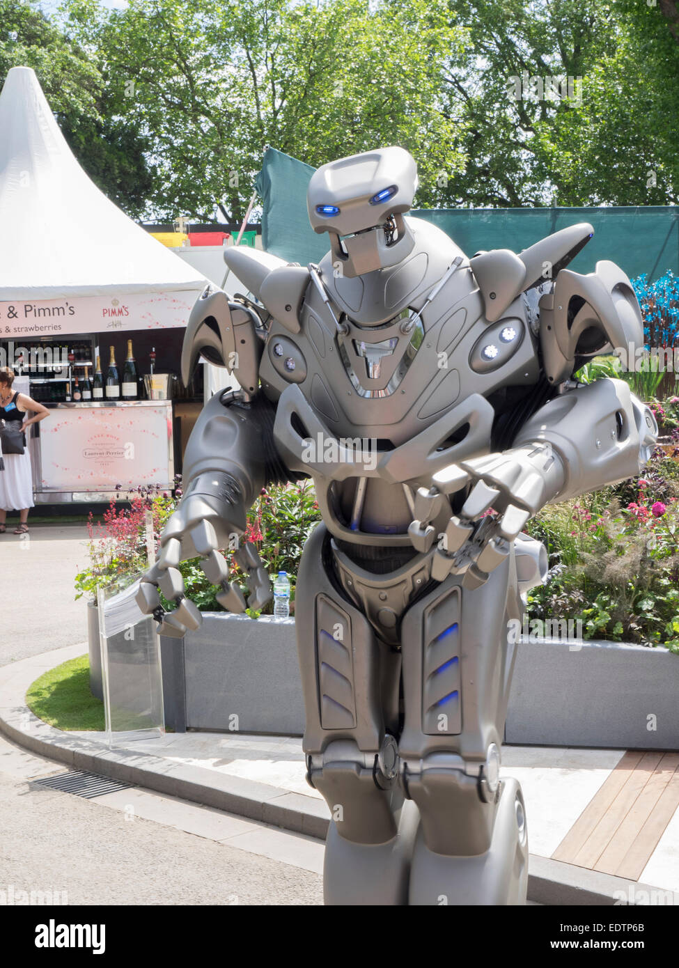 Stoke on Trent Visualizza garden Foto Stock