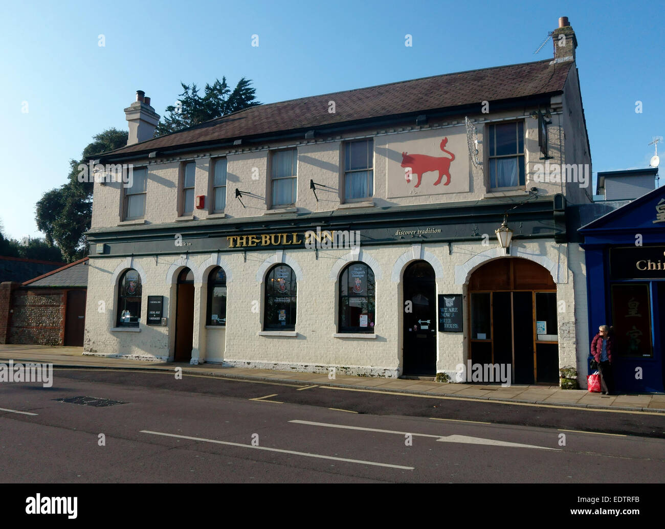 Il Bull Inn Chichester, West Sussex, Regno Unito Foto Stock