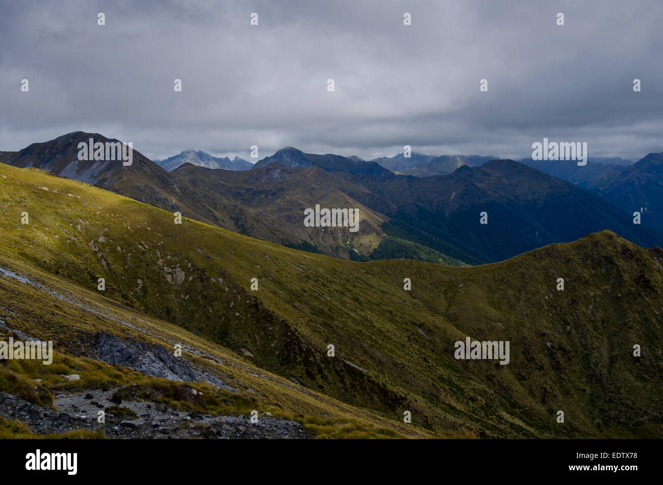 Keplero via nel Parco Nazionale di Fiordland, Nuova Zelanda Foto Stock