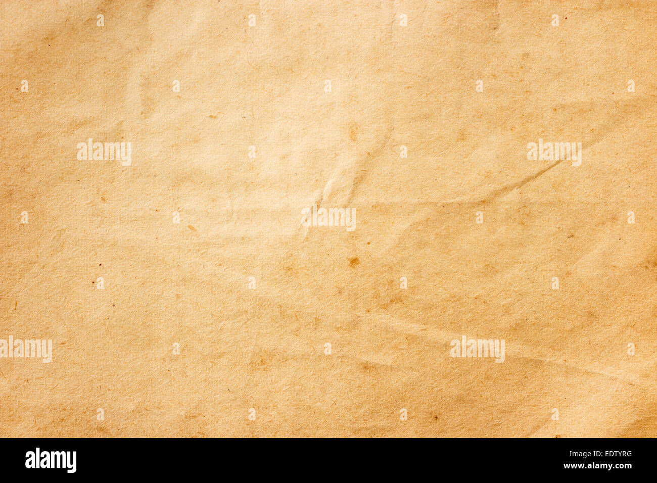 La consistenza del vecchio colore marrone carta Foto Stock