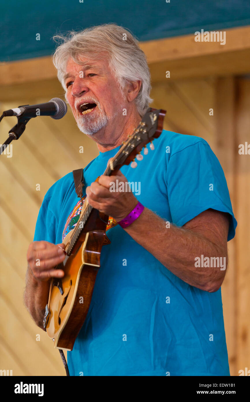 MARLEYS GHOST esegue al 2014 Quattro Angoli Folk Festival - PAGOSA Springs, Colorado Foto Stock