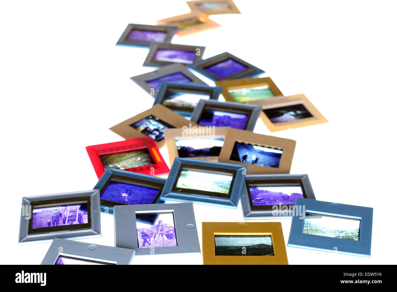 vita nelle diapositive Foto Stock