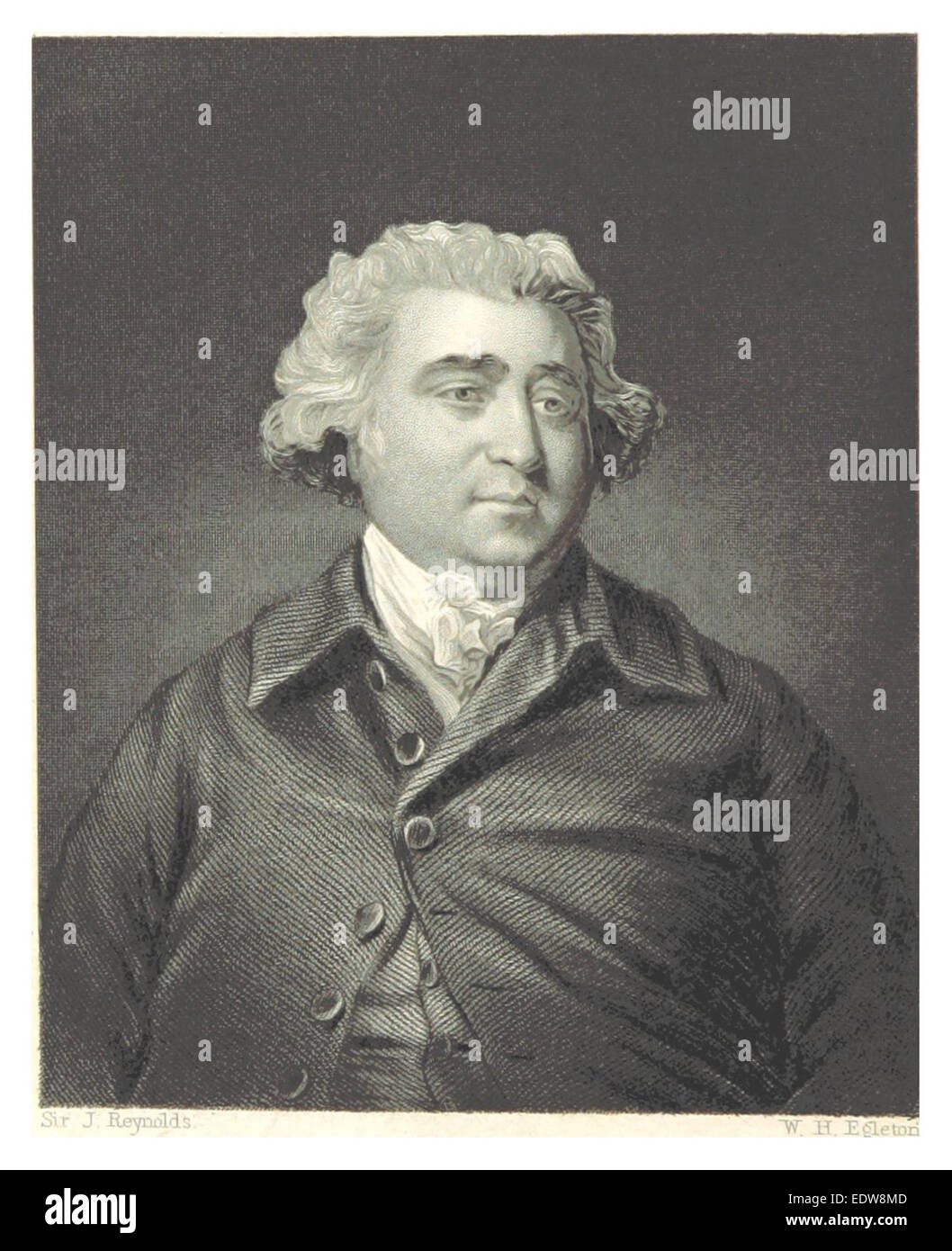 Un'illustrazione tratta dal lavoro di Alison del 1850 a pagina 7,012, raffigurante Charles James Fox, un importante politico e oratore britannico, noto per il suo ruolo nella politica britannica del XVIII secolo. Foto Stock