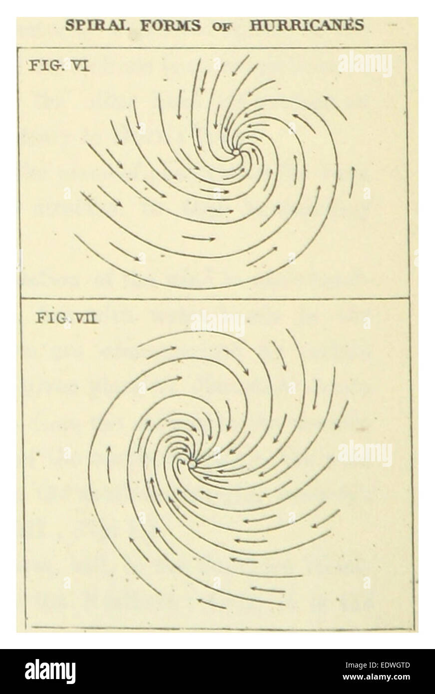 Questa mappa del 1884 di Imray illustra il percorso di un uragano e dei venti di tempesta. La mappa evidenzia le condizioni meteorologiche e le aree colpite dalla tempesta nel Nord Atlantico durante la fine del XIX secolo. Foto Stock