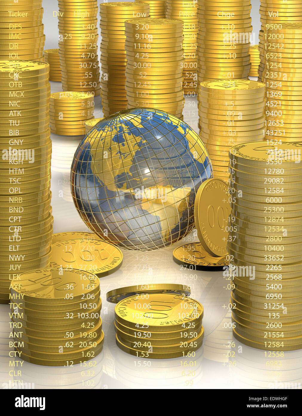 Economia globale Foto Stock