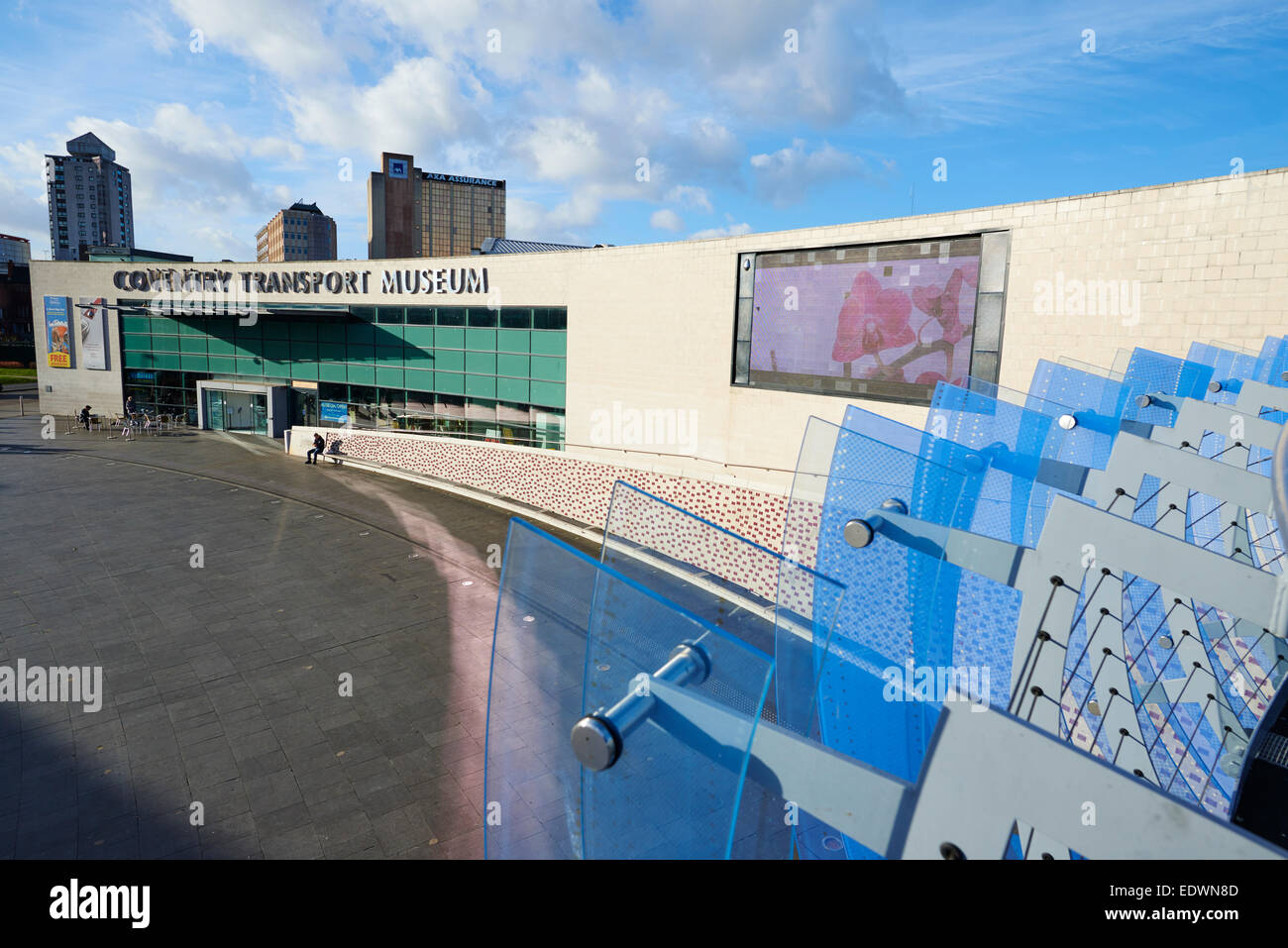Ingresso alla Coventry Transport Museum Regno Unito Foto Stock