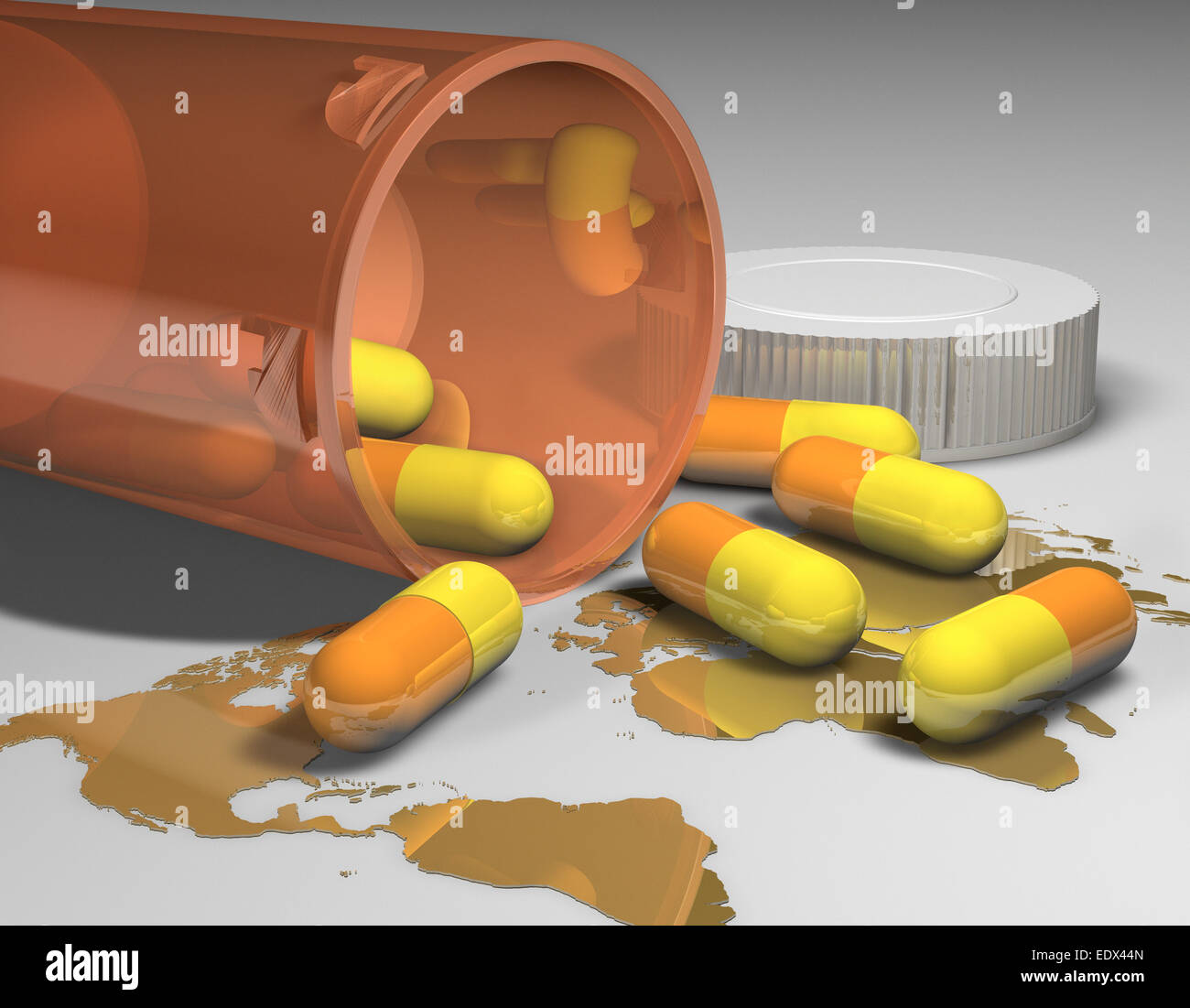 International Health Care concept Foto Stock