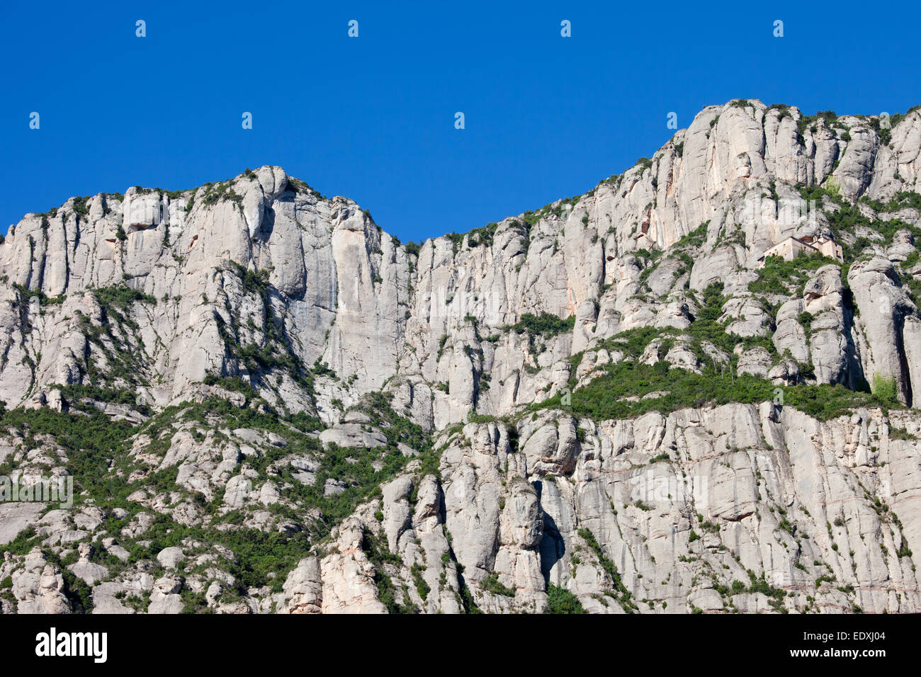 Montagna di Montserrat in Catalogna, Spagna. Foto Stock