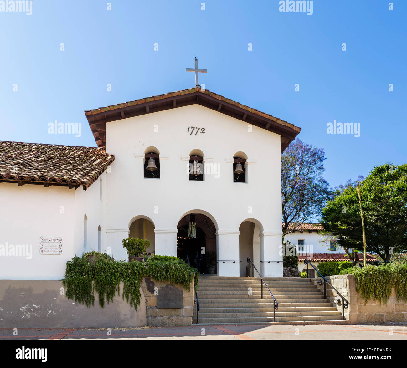 La Vecchia Missione di San Luis Obispo, California, Stati Uniti d'America Foto Stock