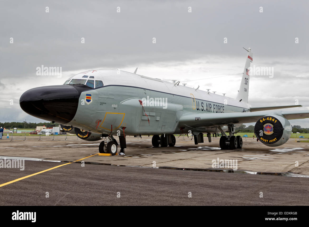 Boeing RC-135V 'rivetto" comune, USAF, Air Combat Command. Foto Stock