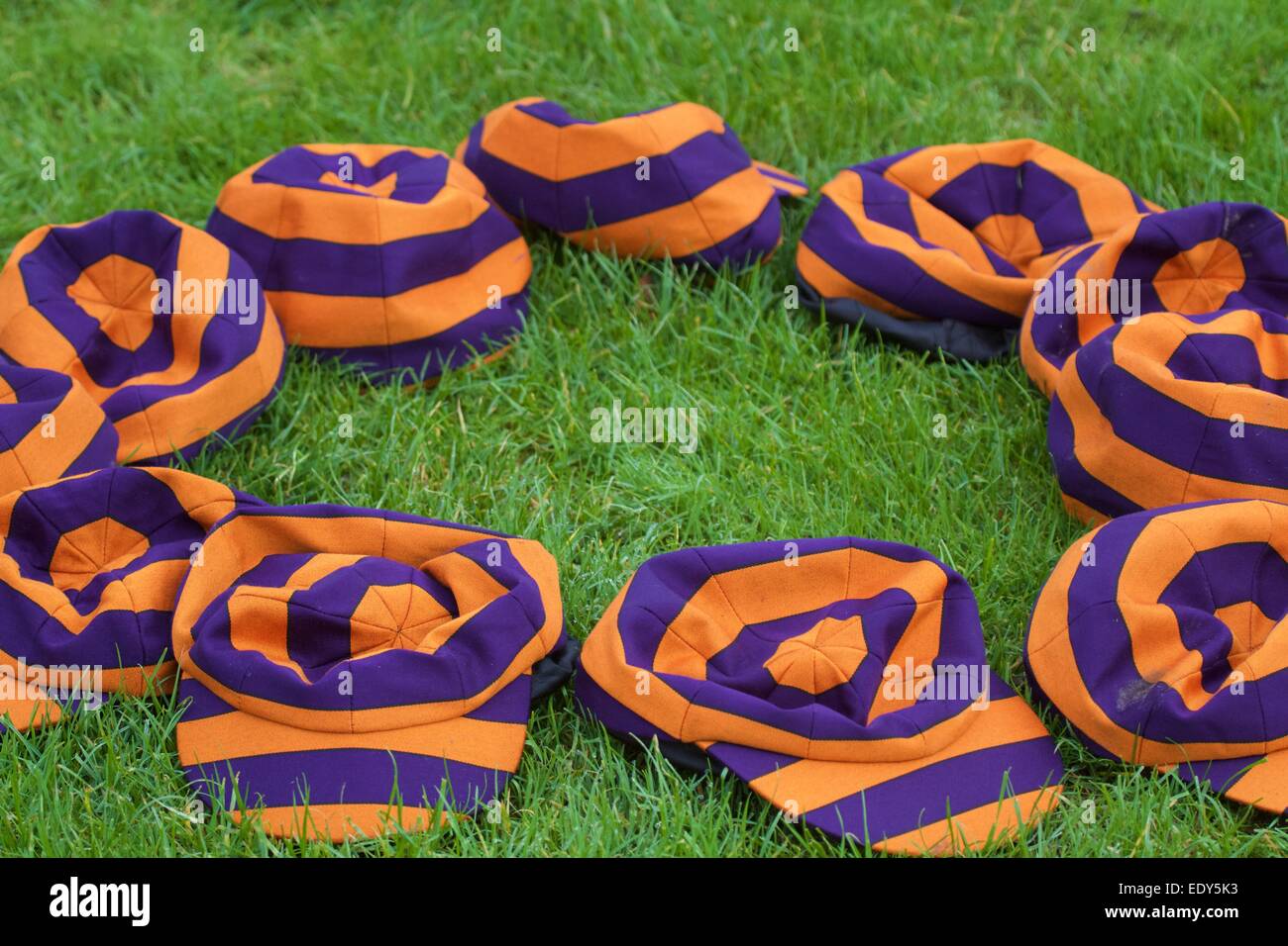 Eton College caps Foto Stock