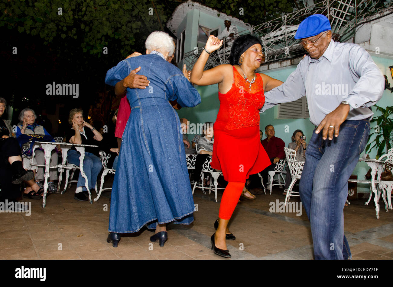 Cuba Persone a Persone programma educativo e culturale Los Naranjos SOM Band presso l'Unione di scrittori e artisti Foto Stock