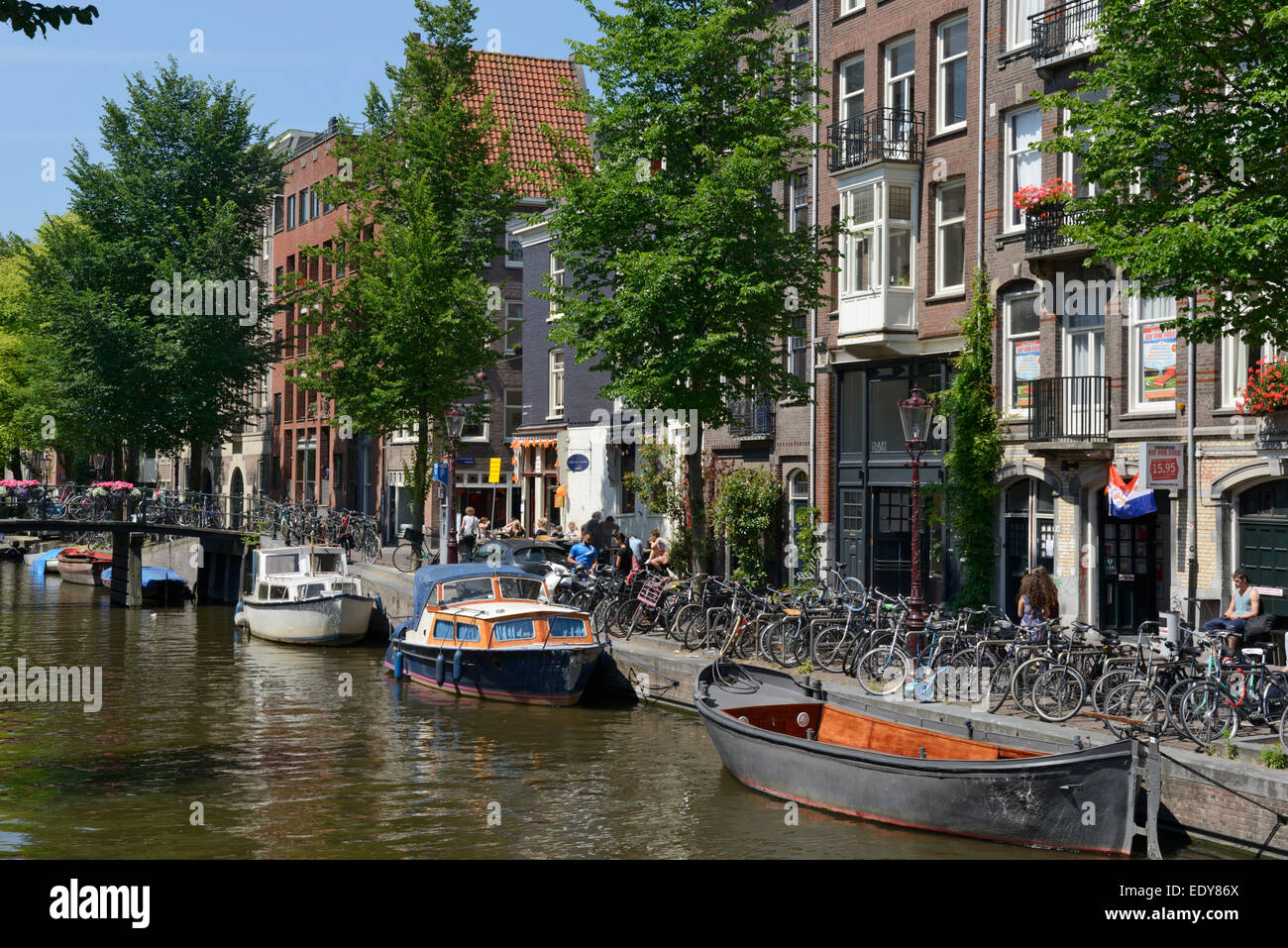 Banca Canale di Beagle edifici, Prinsengracht, Amsterdam, Olanda Settentrionale, Paesi Bassi, Europa Foto Stock