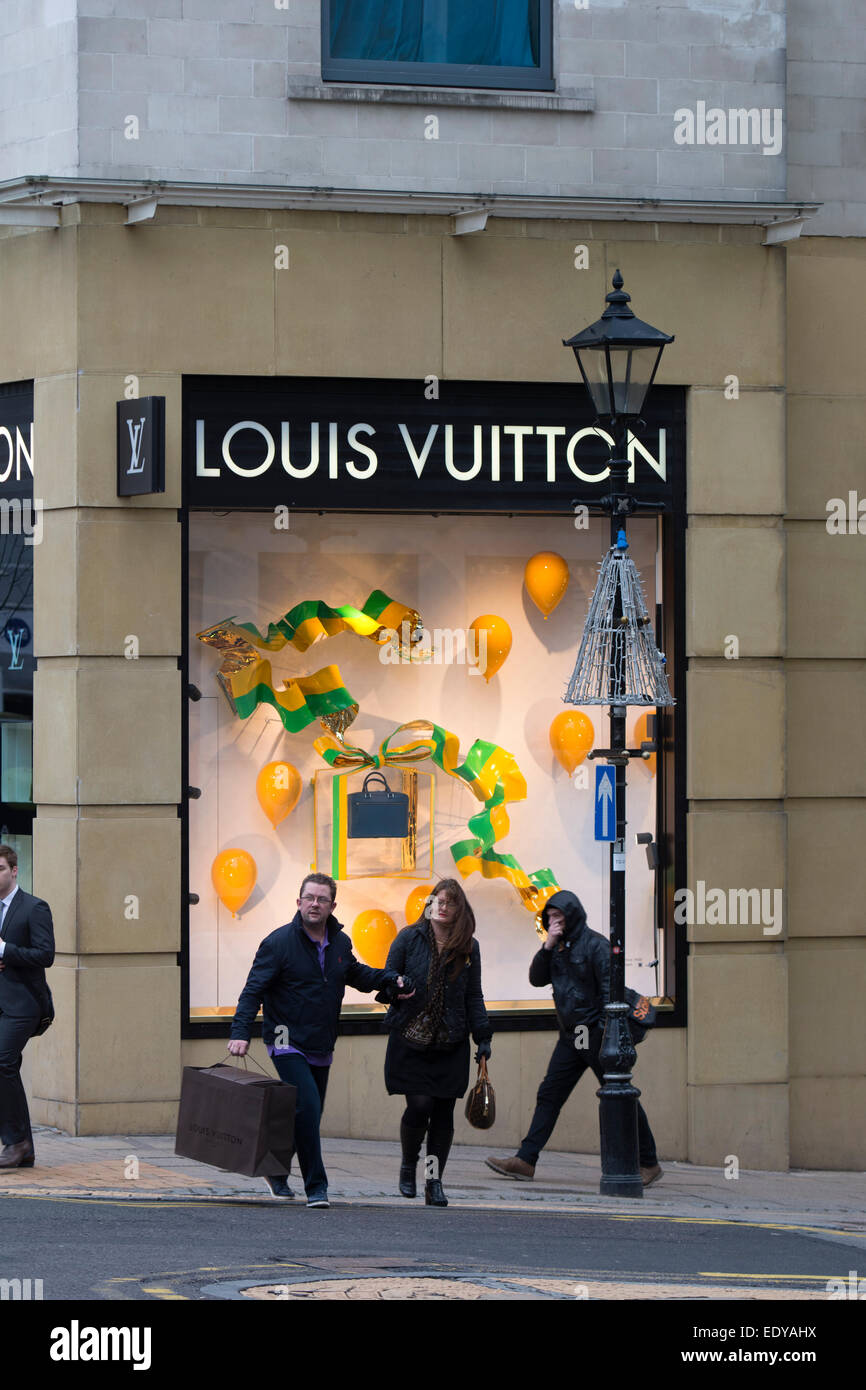 Negozio Louis Vuitton, Birmingham, Regno Unito Foto Stock