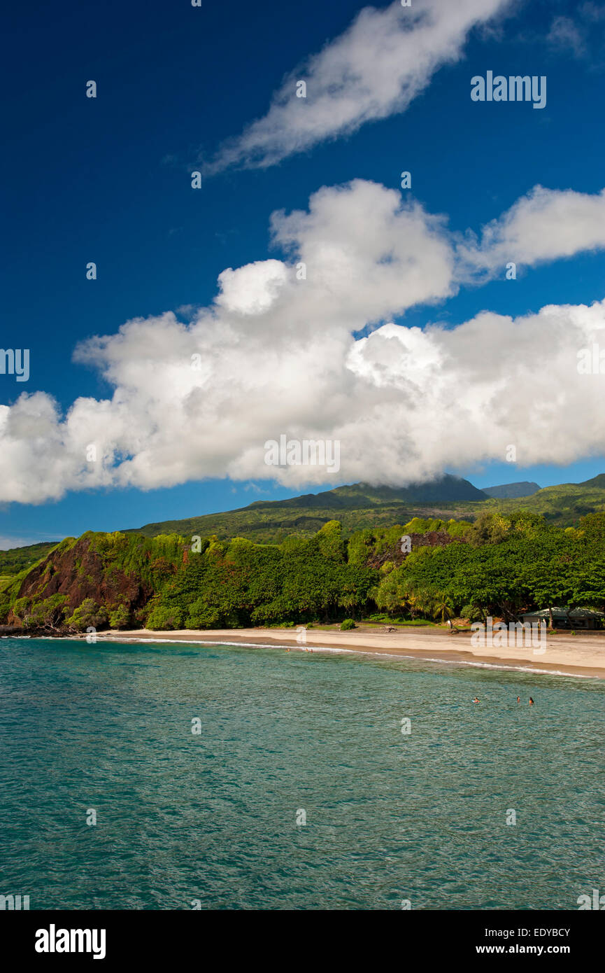 Hamoa Beach, Maui Foto Stock