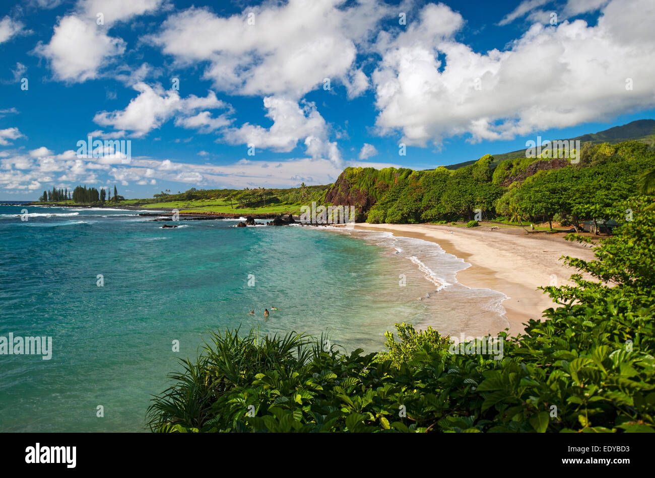 Hamoa Beach, Maui Foto Stock