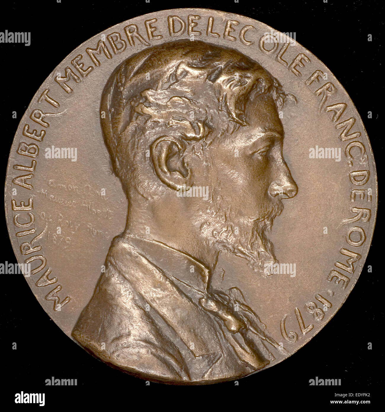Louis-Oscar Roty, Maurice Albert, 1854-1907, francese, 1846 - 1911, 1879, bronzo Foto Stock