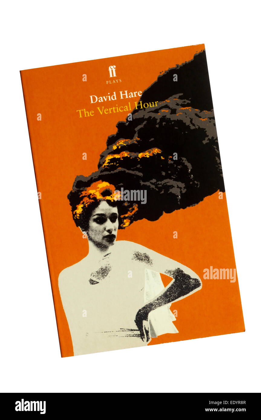 Playtext per la produzione 2008 di verticale ora da David Hare presso il Royal Court Theatre. Foto Stock