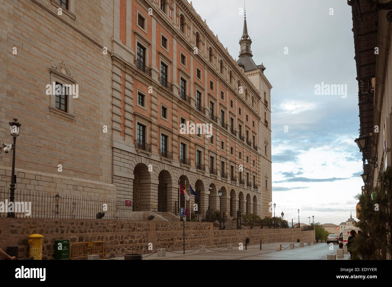 Alcazar di Toledo Castilla la Mancha, in Spagna, Foto Stock