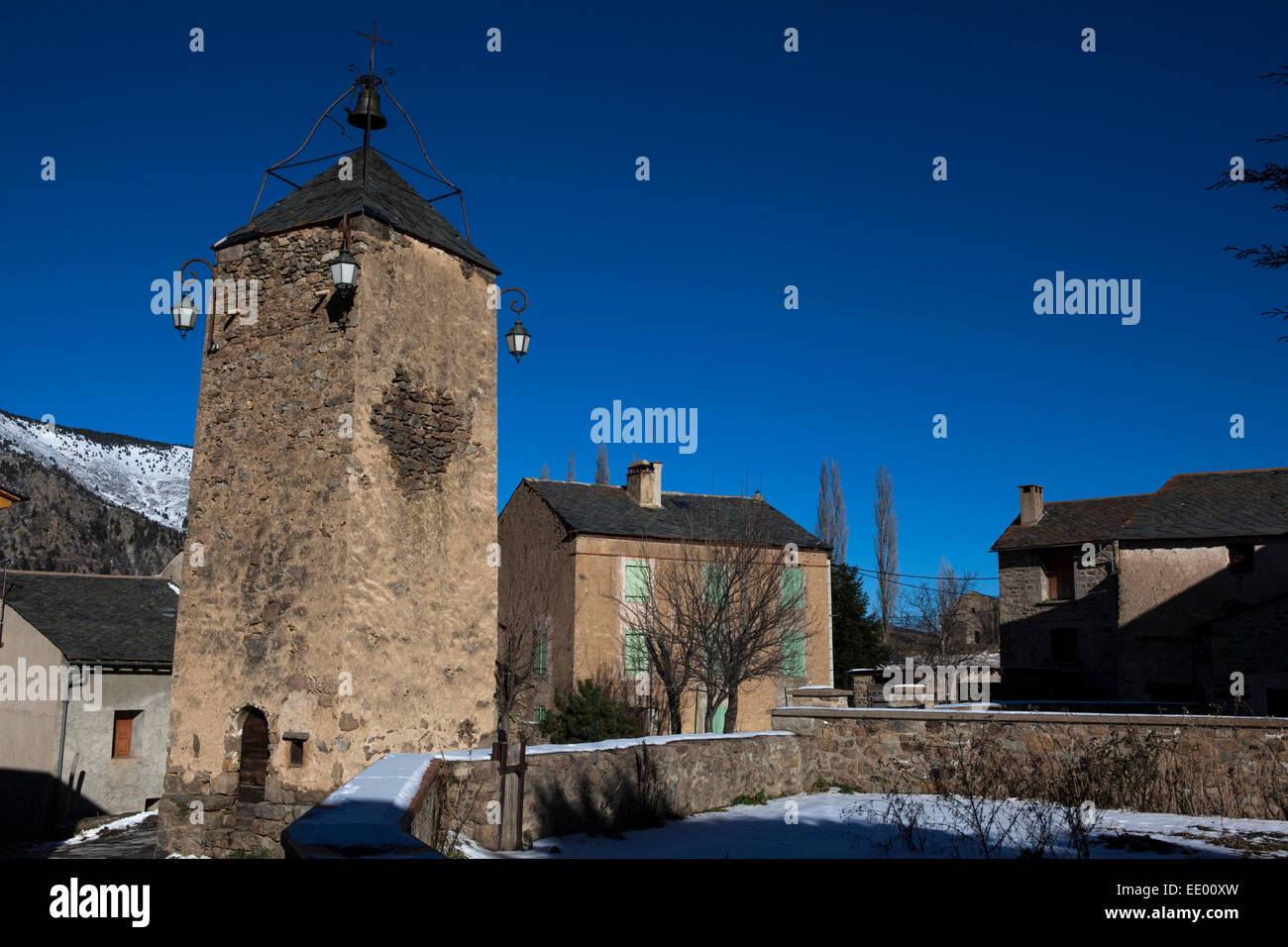 Tour de l'Horloge, Prats Balaguer - Itinerari Segreti di Palazzo Ducale, in frazione, nei Pirenei orientali, Francia. Foto Stock