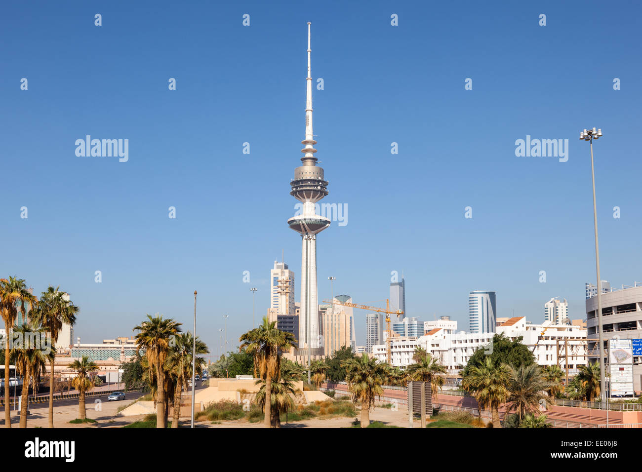 La torre di liberazione di Kuwait City Foto Stock