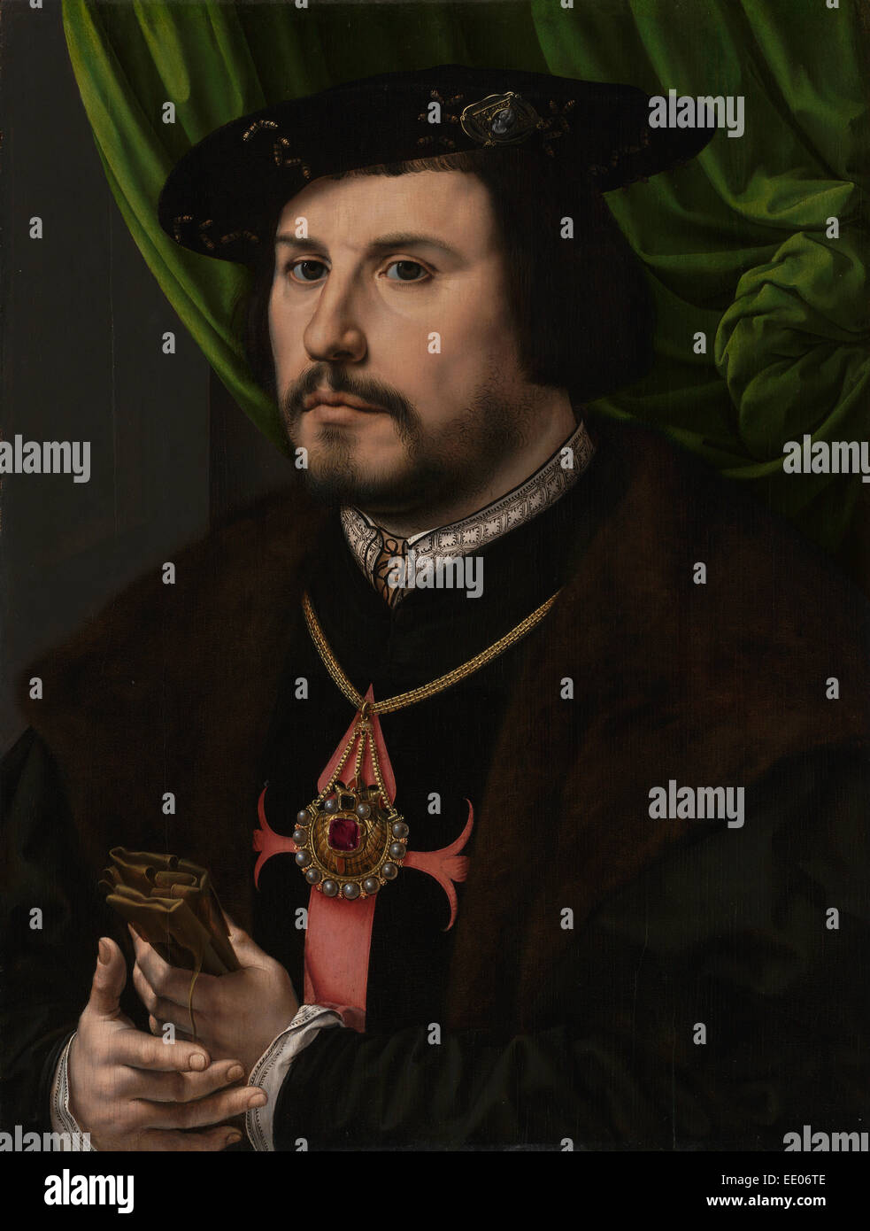 Ritratto di Francisco de los Cobos y Molina; Jan Gossaert (chiamato Mabuse), Netherlandish, circa 1478 - 1532; circa 1530 - 1532 Foto Stock