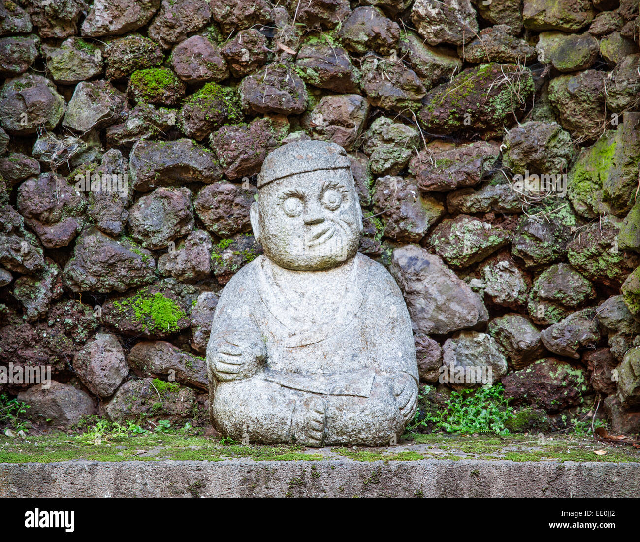 Oriental scultura in pietra - Monte Palace Gardens, Funchal Foto Stock