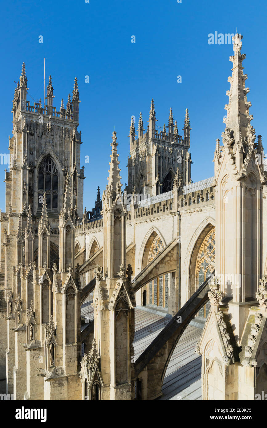York Minster, North Yorkshire, Regno Unito Foto Stock