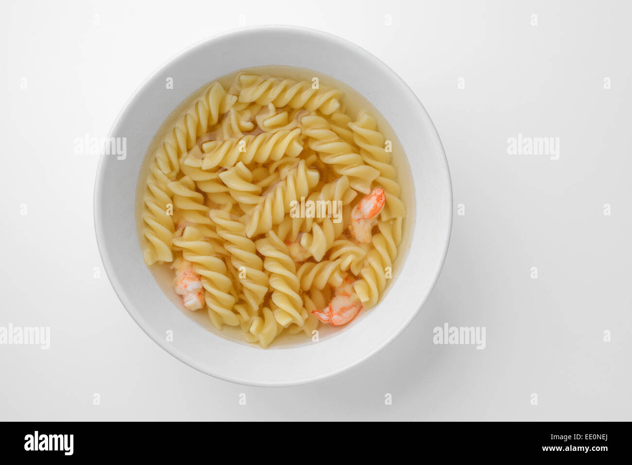 zuppa di maccheroni Foto Stock