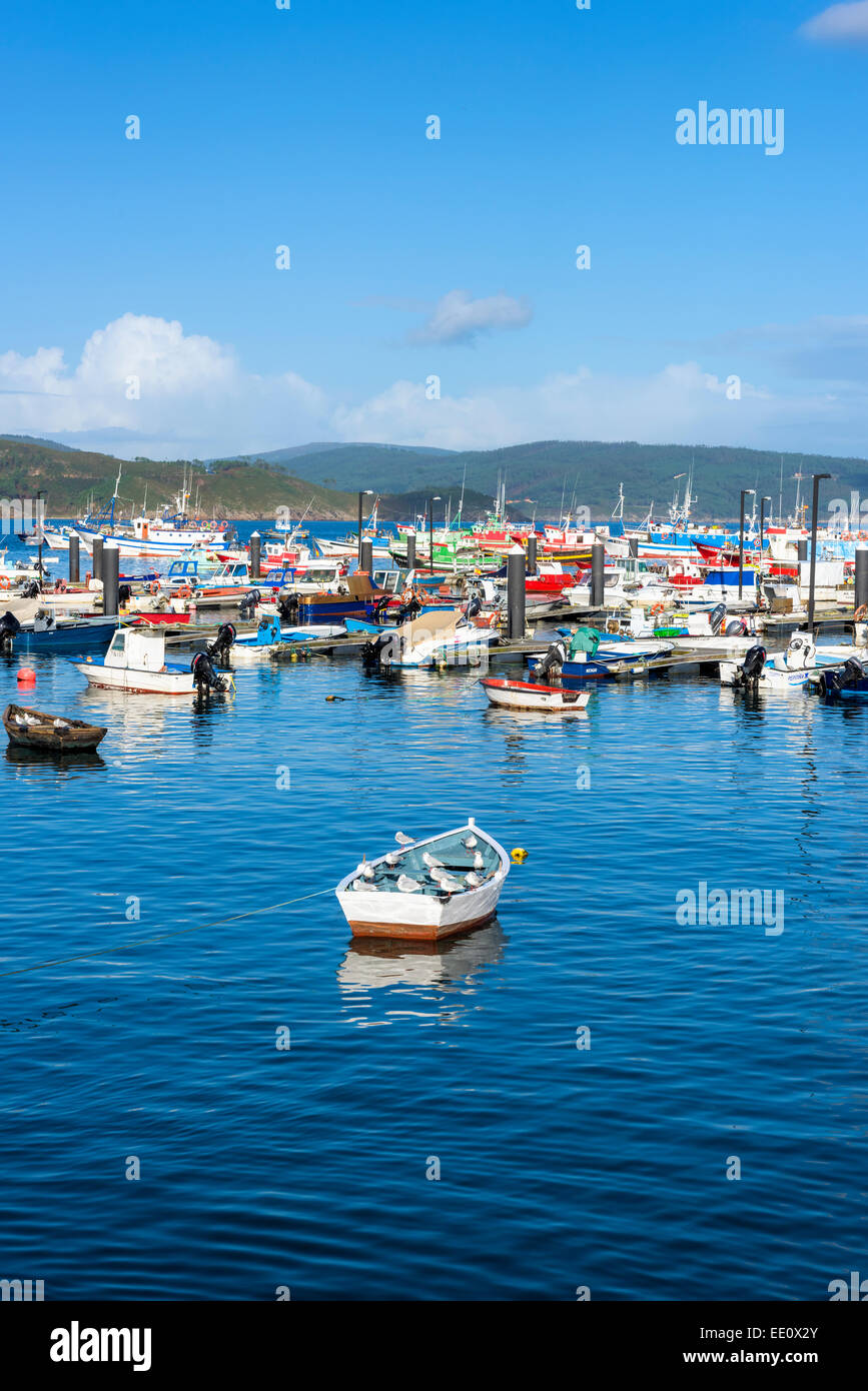Il porto di Finisterre. La Galizia, Spagna Foto stock - Alamy