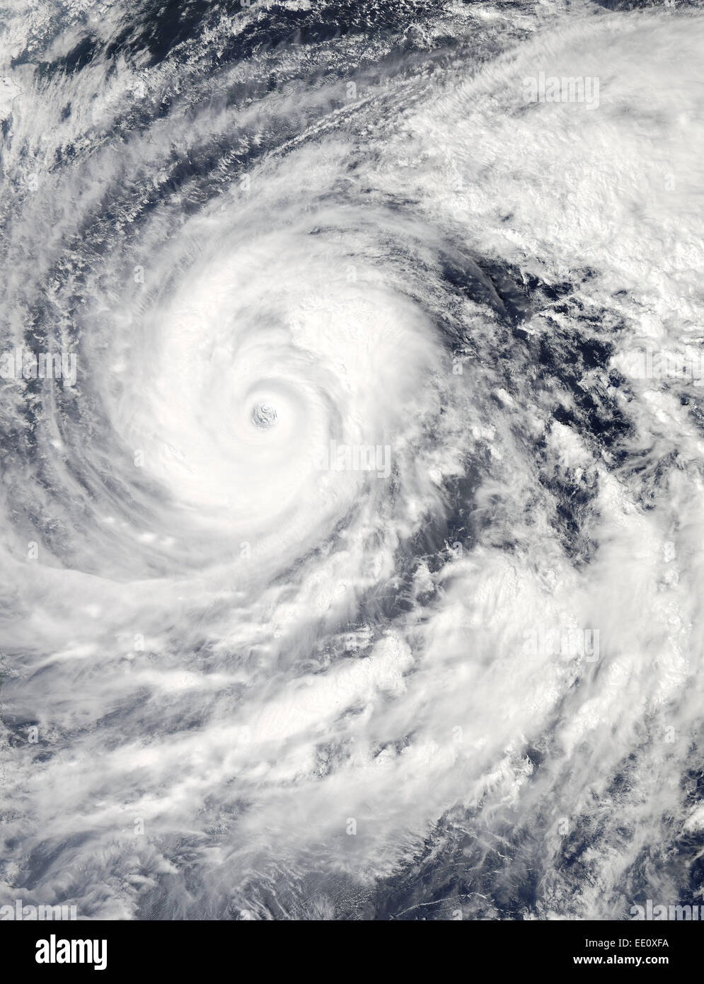 Super Typhoon Vongfong, Mare delle Filippine, Ott 9, 2014 Foto Stock